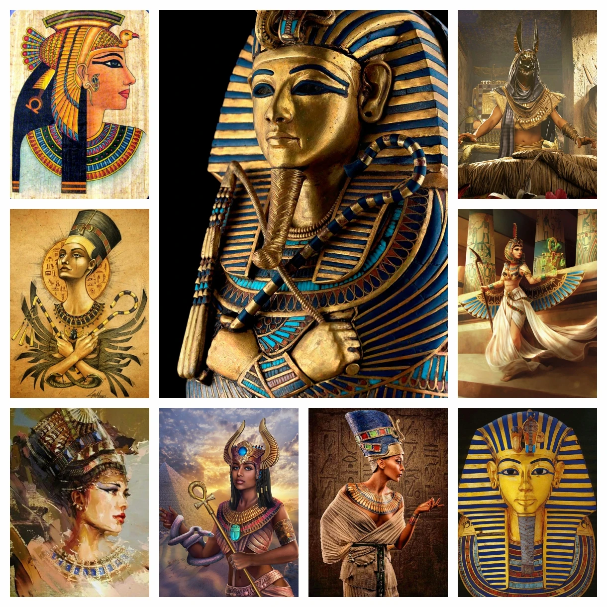 Embroidery In Egypt - Peinture diamant 5D DIY, mosaïque diamant