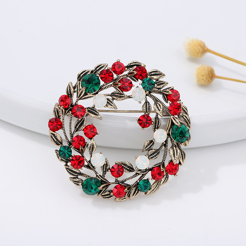 Embroidery Eyebrow - Broche à bijoux série noël, vêtements