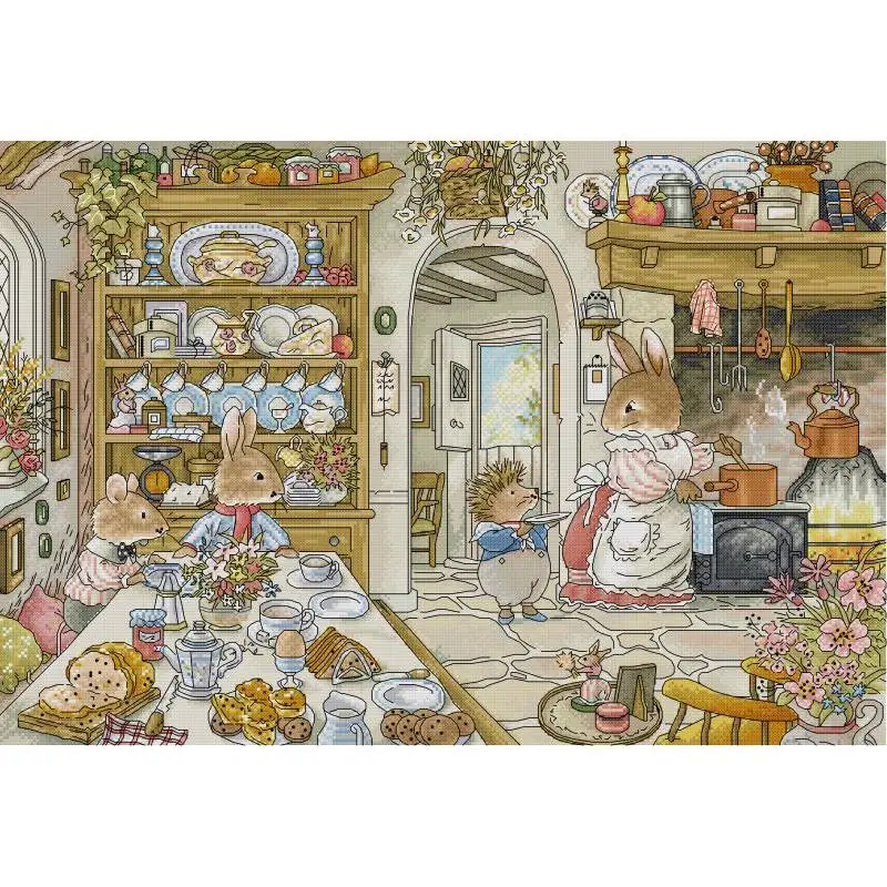 Embroidery Kitchen - Kit de points de croix à