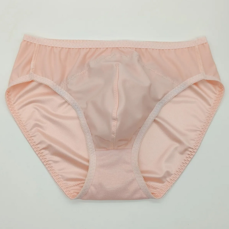 Embroidery Lace - Slip rose brodé en dentelle pour