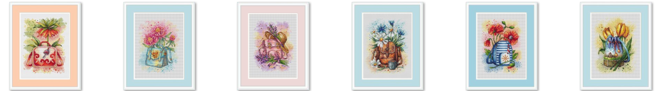 Embroidery Backpack Kit - Kit de point de croix 14CT