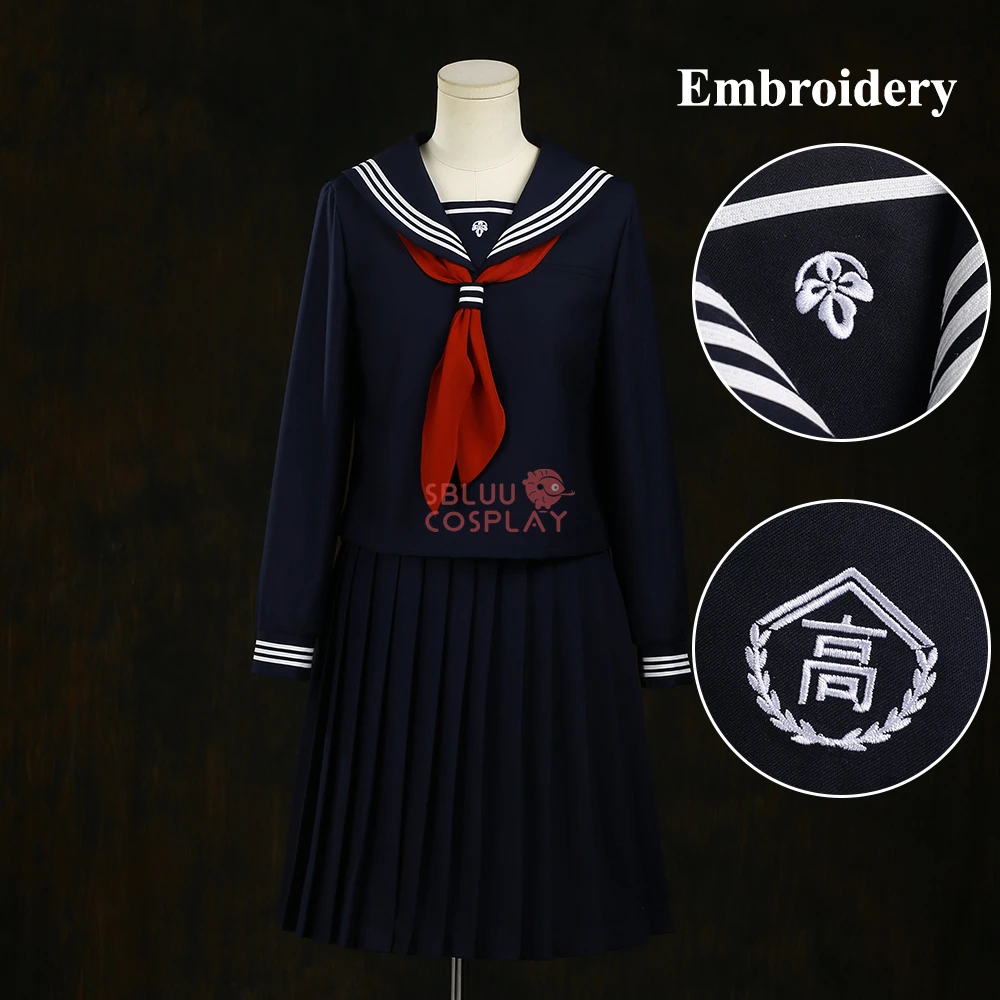 Embroidery Uniforms - SBluuCosplay Shimizu Hinako Cosplay Costume broderie