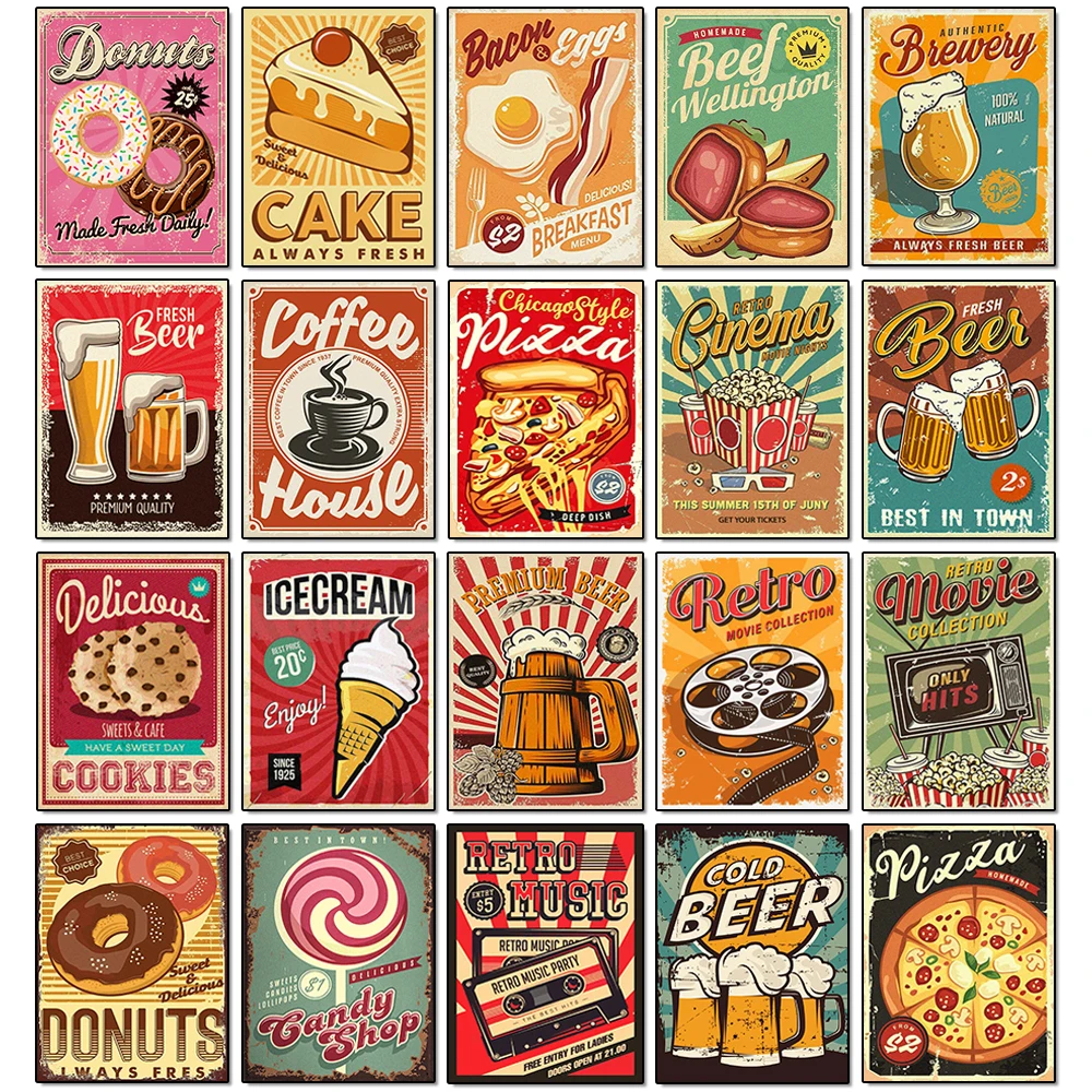 Embroidery Kitchen - 5D diamant peinture alimentaire affiche diamant