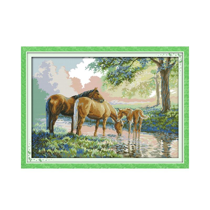 Embroidery X Stitch - Joy sunday-Kit de point de croix