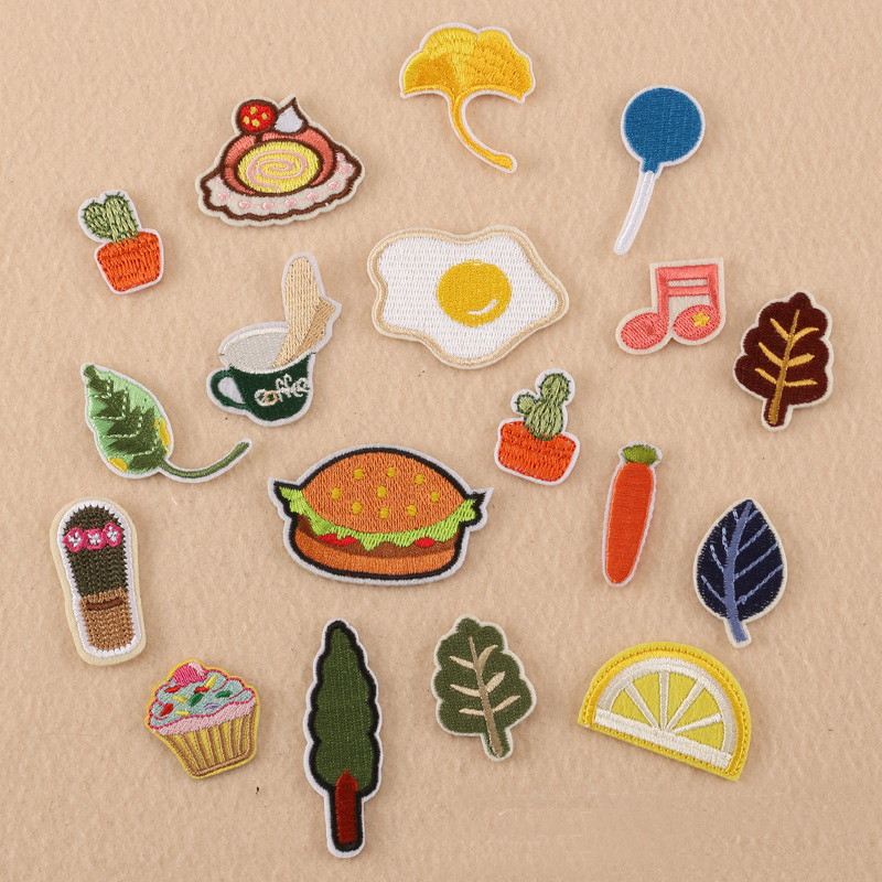 Embroidery Egg - Patch brodé avec motif de dessin