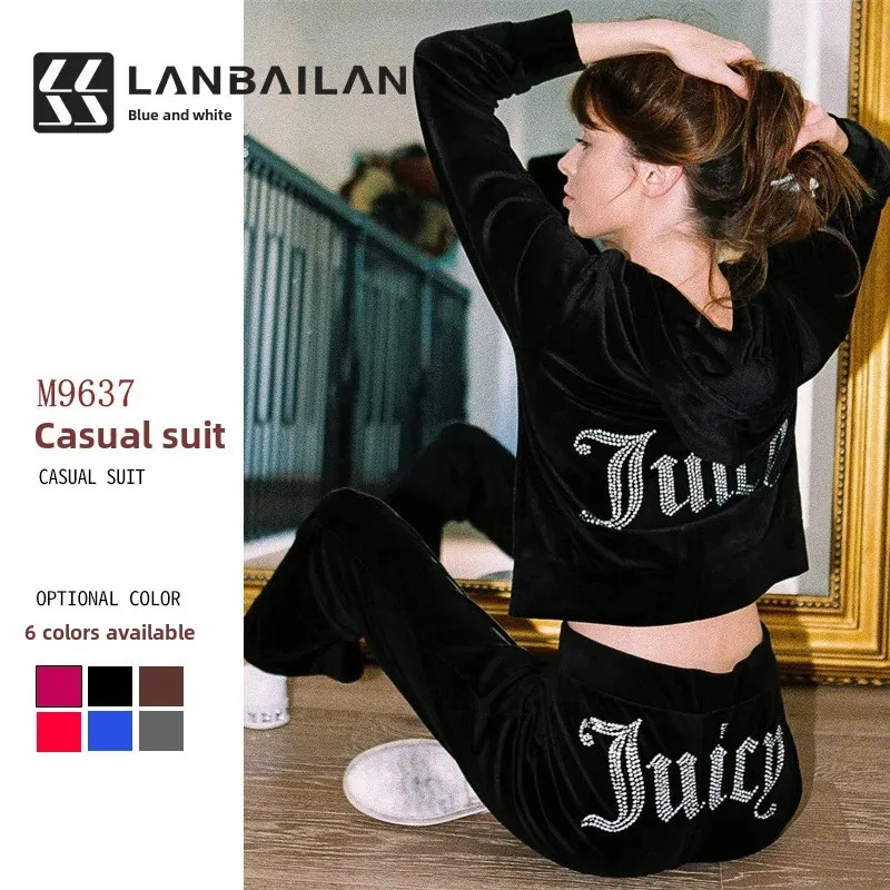 Embroidery Letter - Costume de sport décontracté pour femmes,