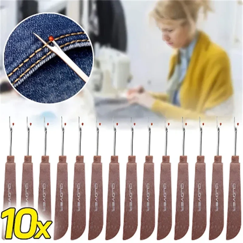 Embroidery Removal - Coupe-fil en acier, manche en bois