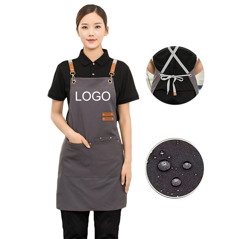 Embroidery Kitchen - Tablier de travail professionnel pour hommes