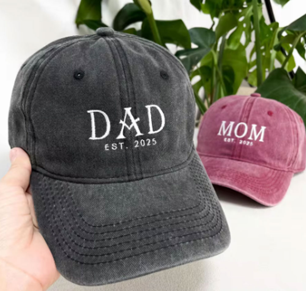 Embroidery Letter - Casquettes de baseball personnalisées avec lettres