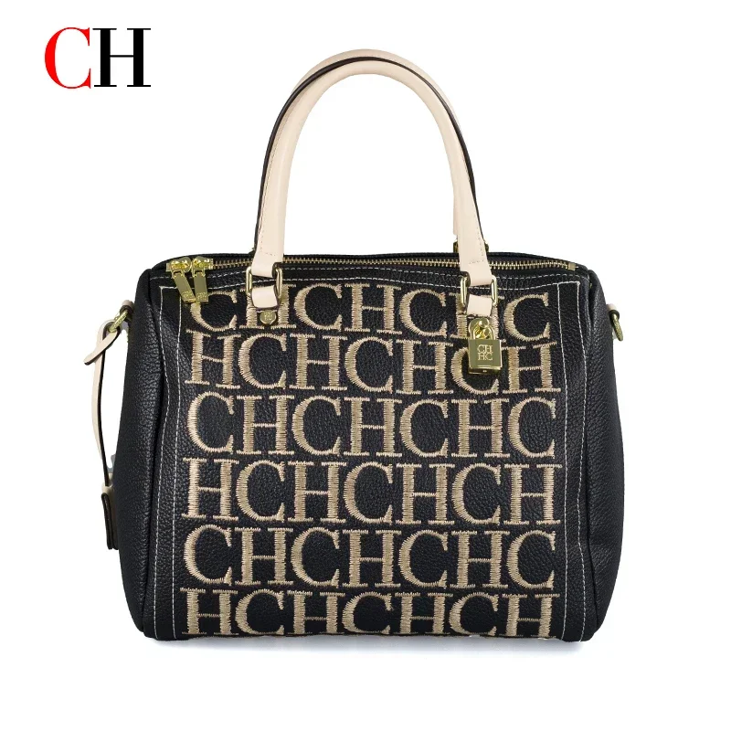 Sac Boston brodé CH pour femme - Embroidery Removal avis et prix