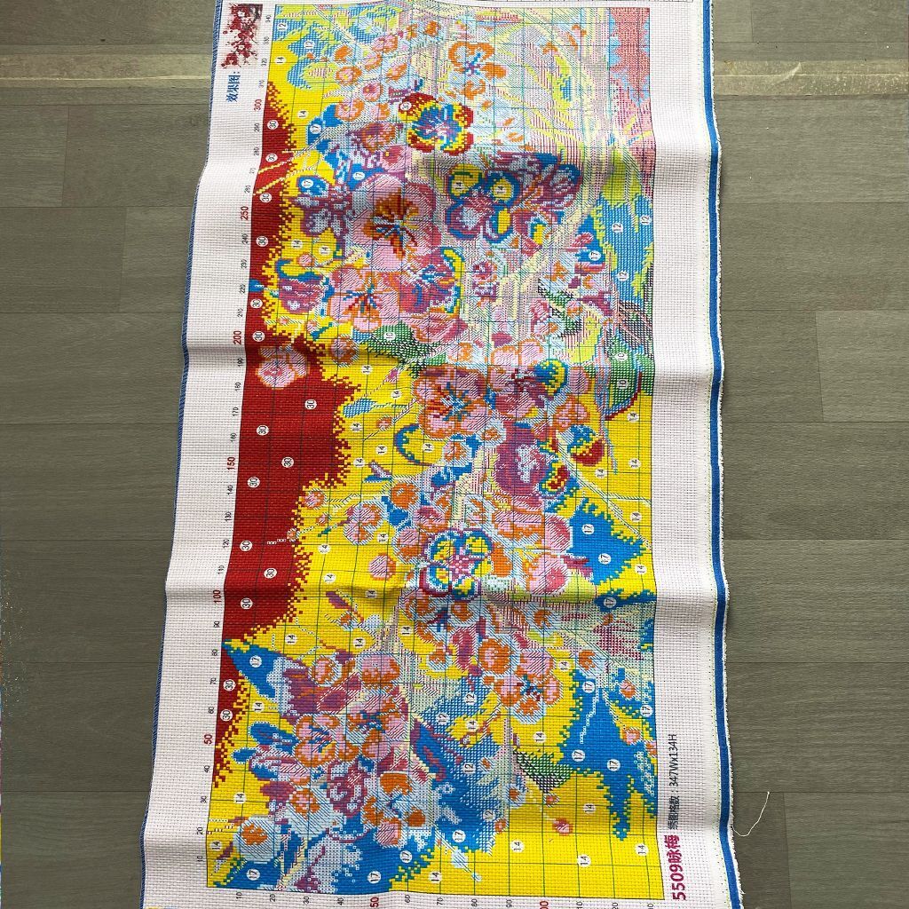 Kit de Broderie de Fleurs Roug - Embroidery X Stitch avis et prix