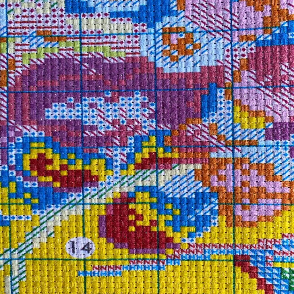Kit de Broderie de Fleurs Roug - Embroidery X Stitch avis et prix
