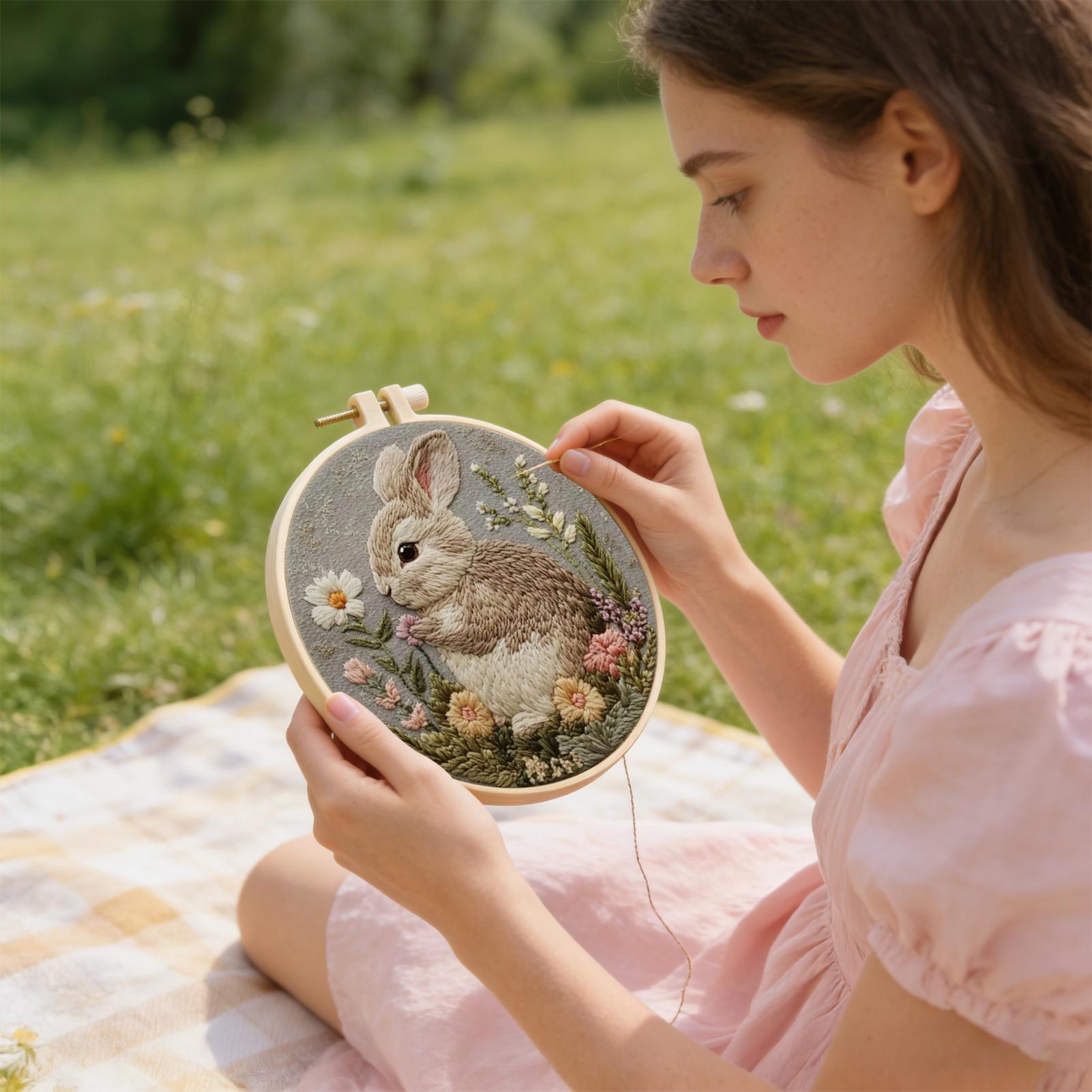 Kit de couture au point de cro - Embroidery Egg avis et prix