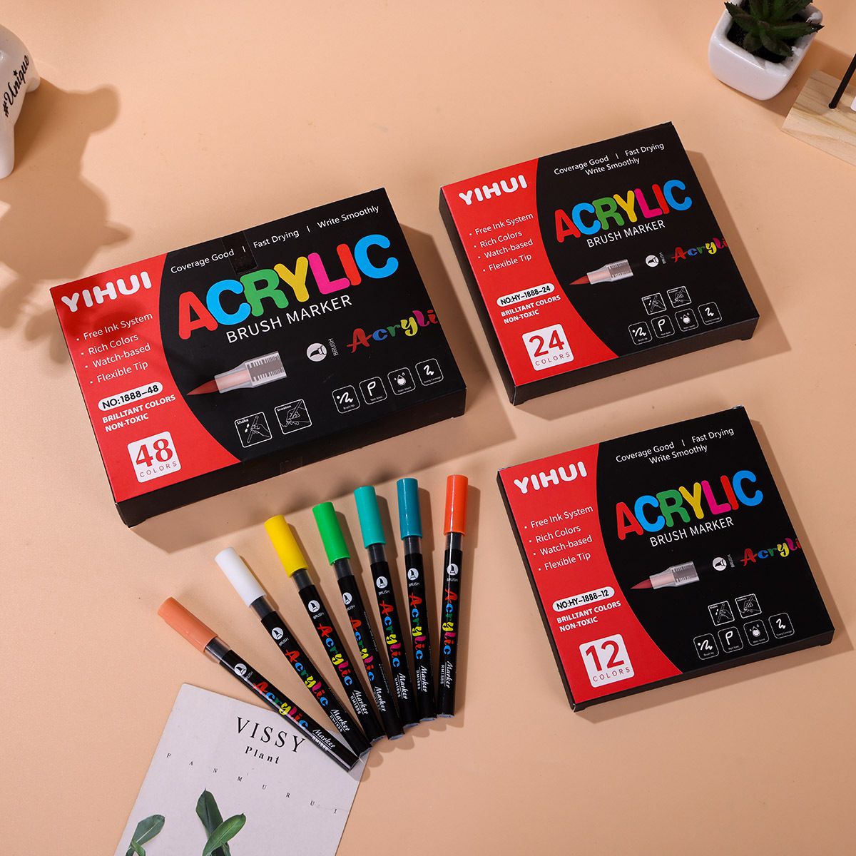 Marqueurs acryliques 12-60 cou - Embroidery Egg avis et prix
