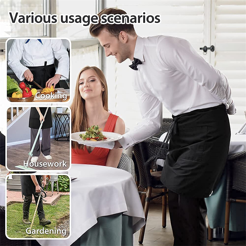 Demi-tablier en coton avec log - Embroidery Kitchen avis et prix