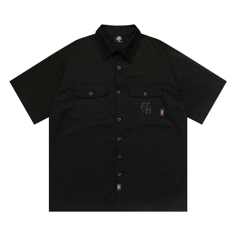 T-shirt ample à manches courte - Embroidery Font Free avis et prix