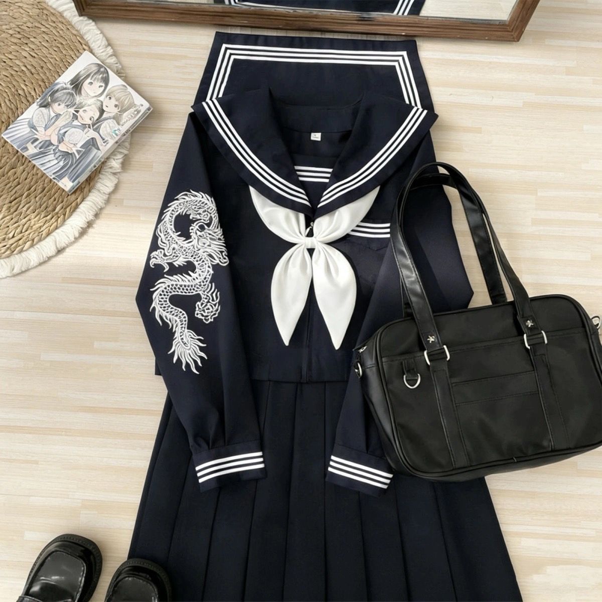 Costume de marin japonais Dark - Embroidery Uniforms avis et prix