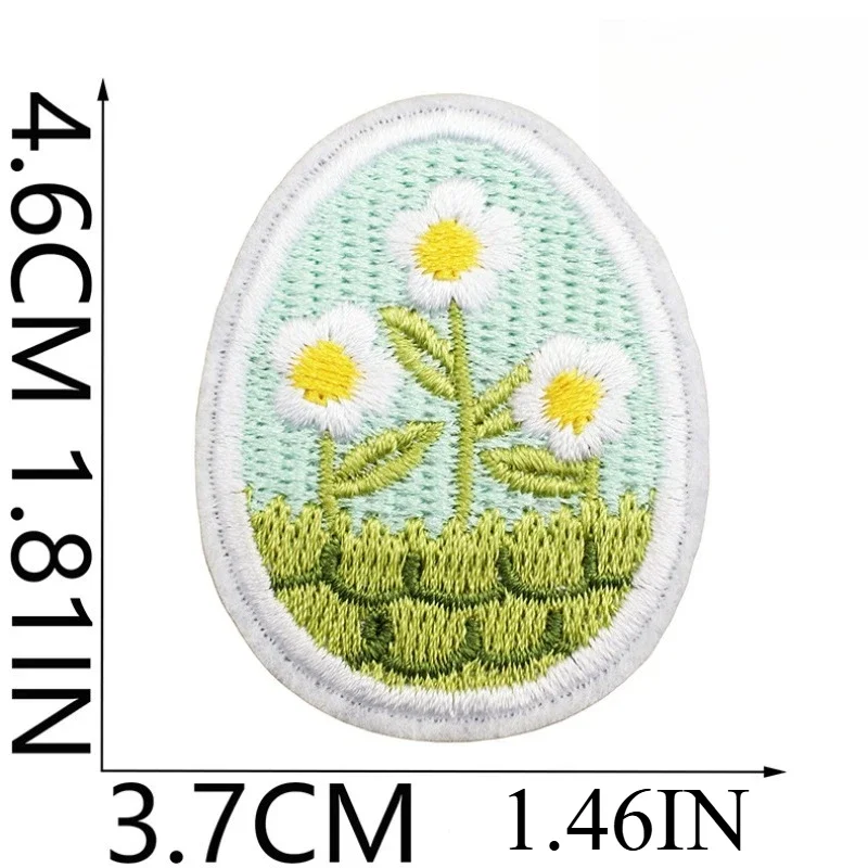 Lot de 10 autocollants brodés  - Embroidery Egg avis et prix