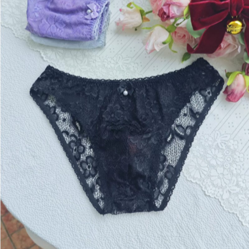 Culotte en dentelle transparen - Embroidery Lace avis et prix