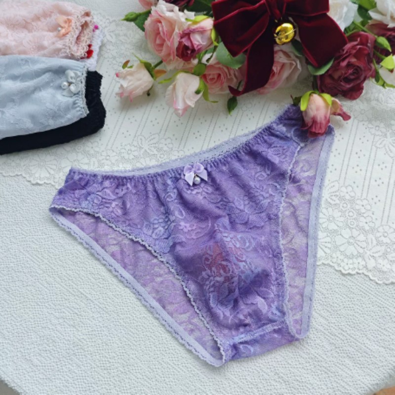 Culotte en dentelle transparen - Embroidery Lace avis et prix