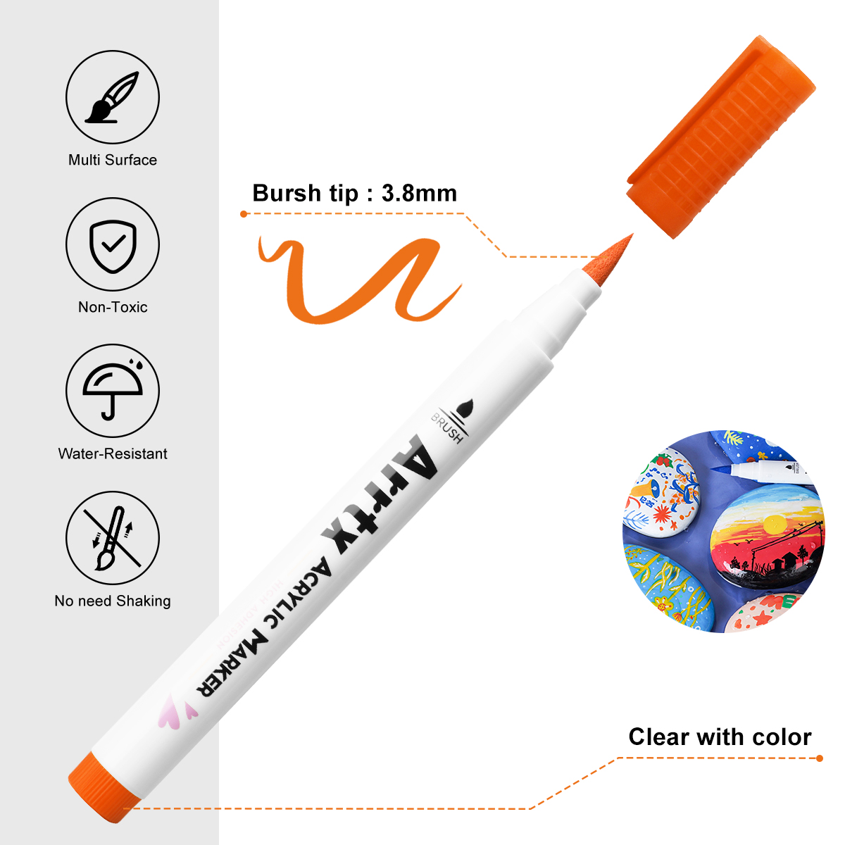 Arrtx 30 couleurs acrylique Ma - Embroidery Egg avis et prix