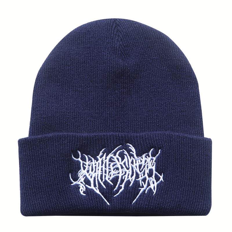Bonnet en tricot à revers avec - Embroidery Font Free avis et prix