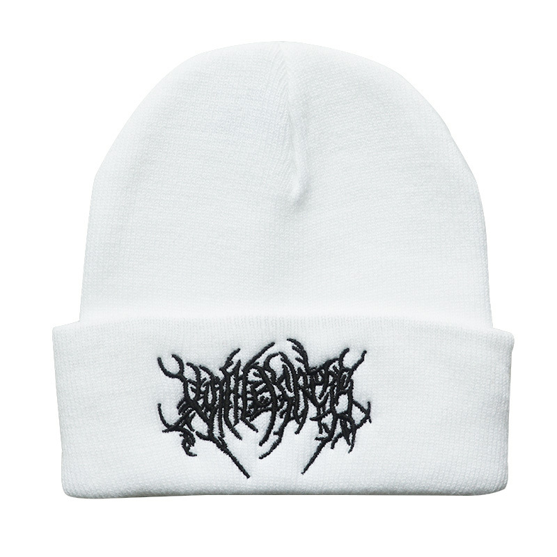 Bonnet en tricot à revers avec - Embroidery Font Free avis et prix