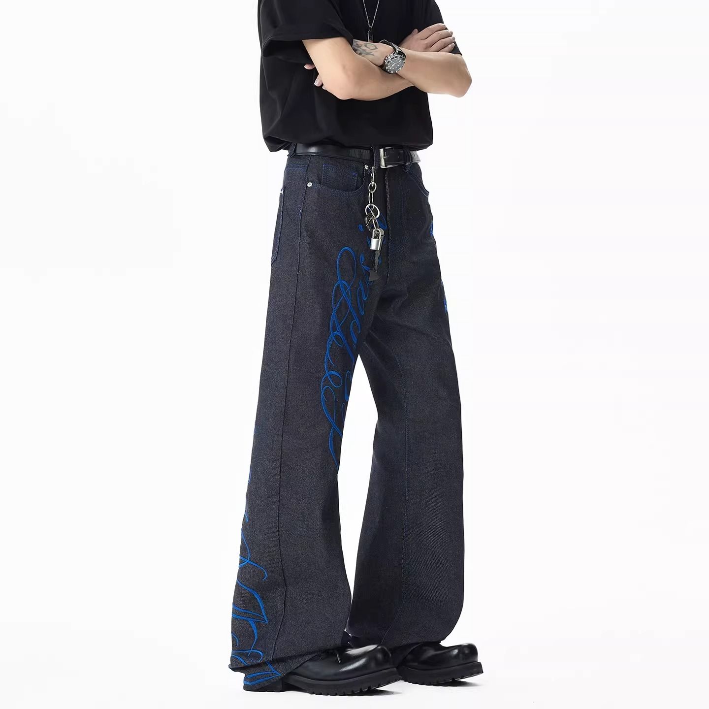 Pantalon de jogging décontract - Embroidery Font Free avis et prix