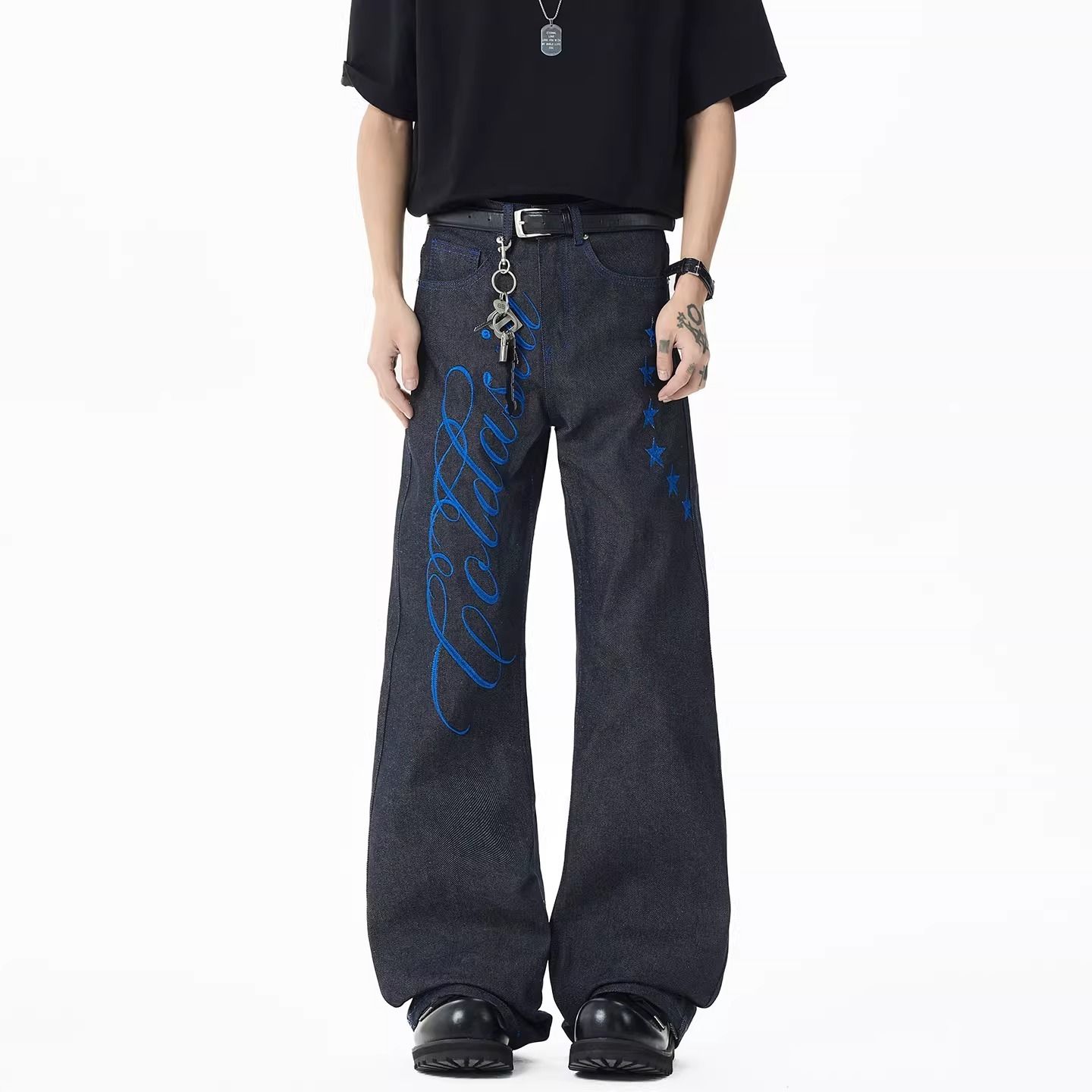 Pantalon de jogging décontract - Embroidery Font Free avis et prix