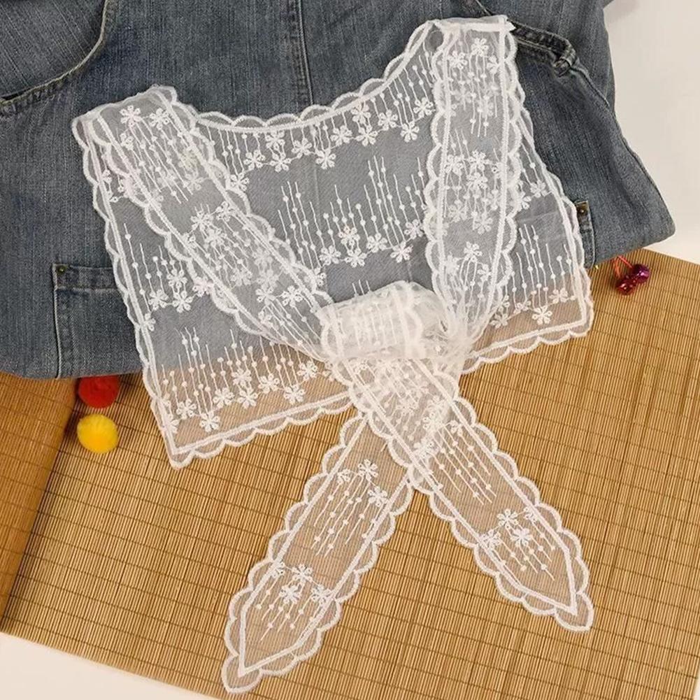 Châle-écharpe en dentelle fran - Embroidery Uniforms avis et prix