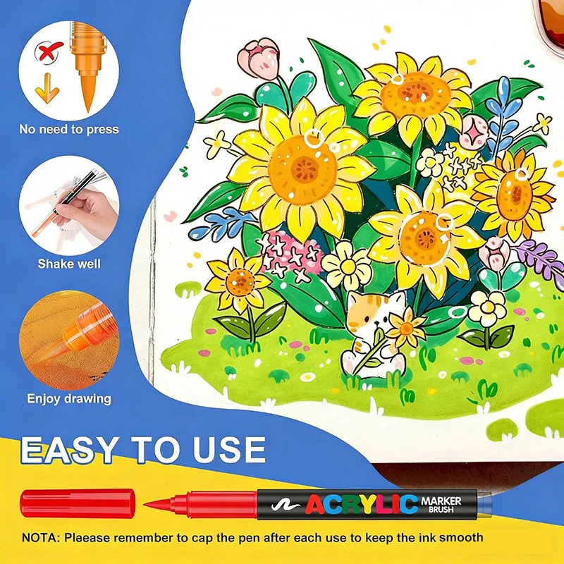 Marqueurs de peinture acryliqu - Embroidery Egg avis et prix