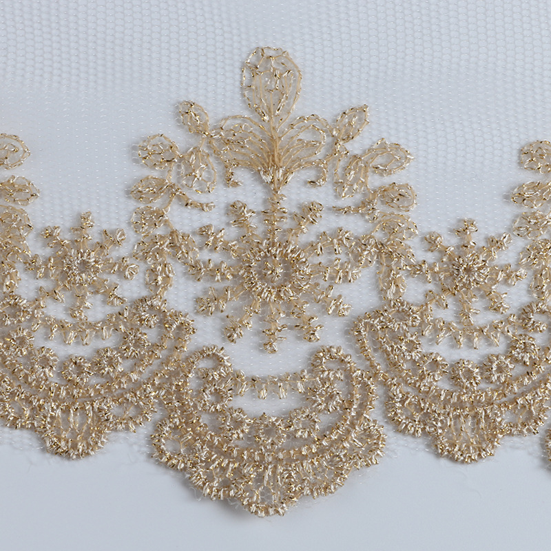 Garniture en dentelle brodée d - Embroidery Motif avis et prix