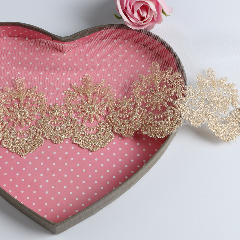 Garniture en dentelle brodée d - Embroidery Motif avis et prix