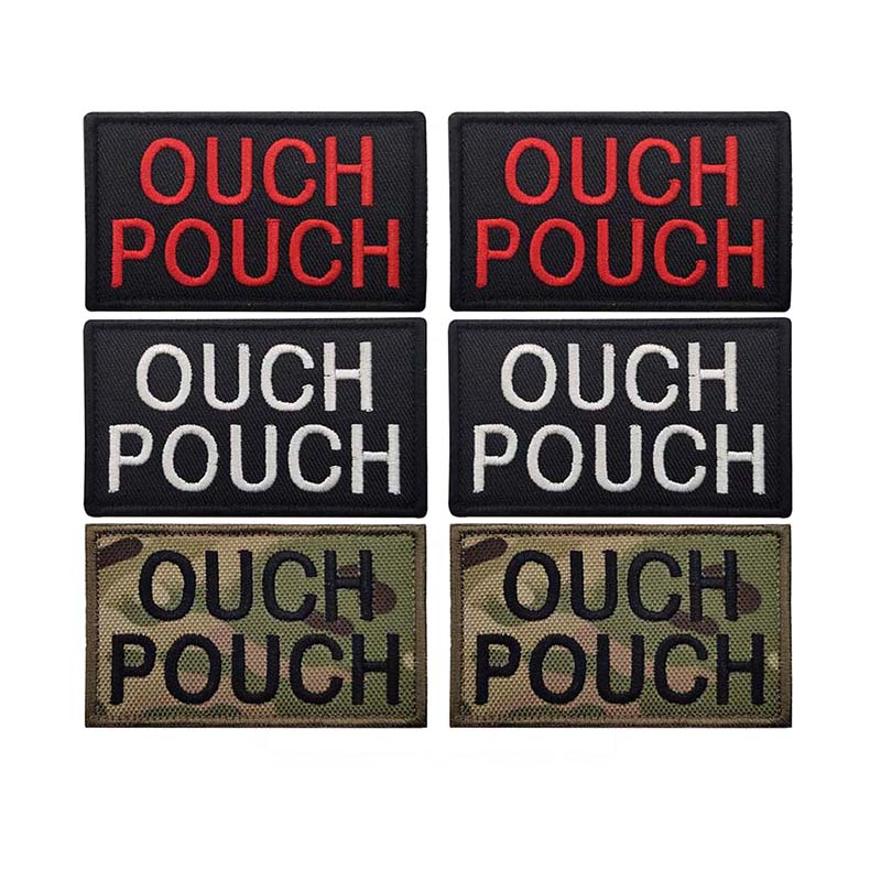 Patchs brodés 8*5CM OUCH POUCH - Embroidery Backpack Kit avis et prix