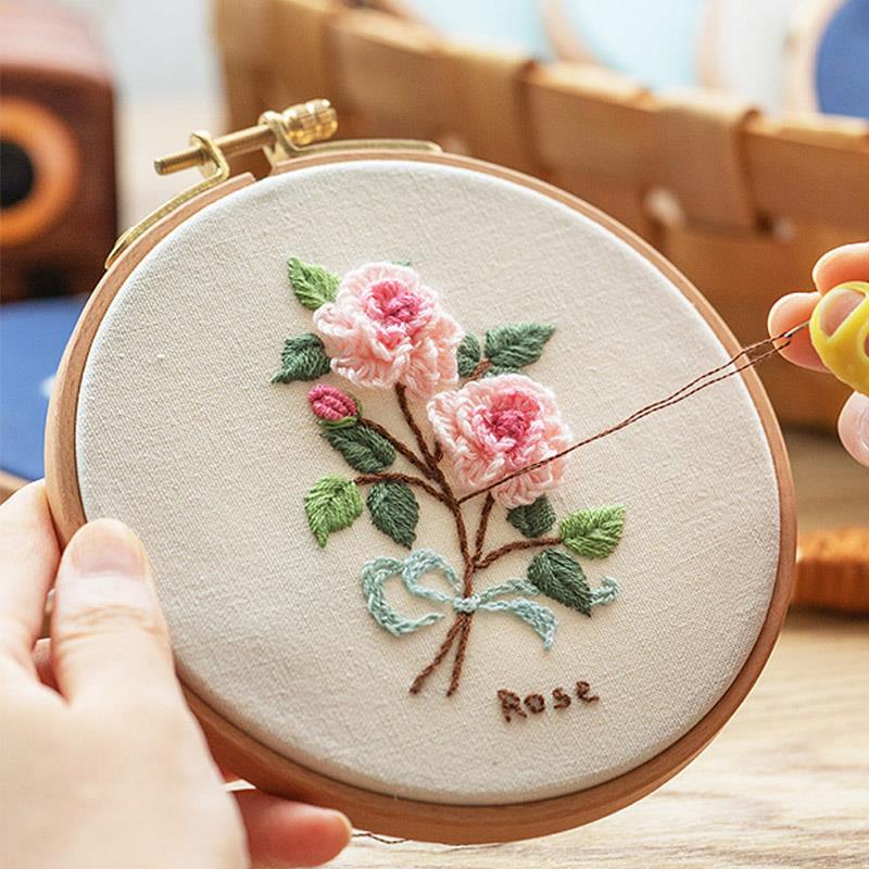 1 pièce Cercle à broder en boi - Embroidery Zone avis et prix