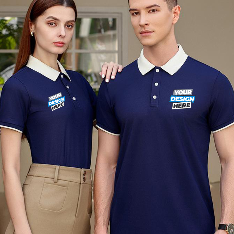 Polo Color Block - Impression  - Embroidery Uniforms avis et prix