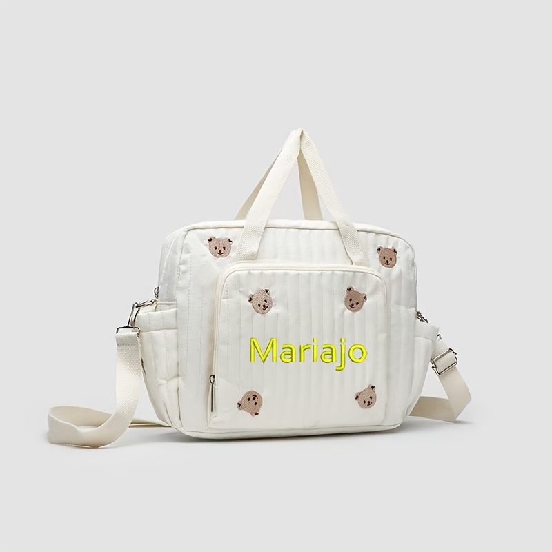 Sac de voyage à motif ours et  - Embroidery Font Free avis et prix