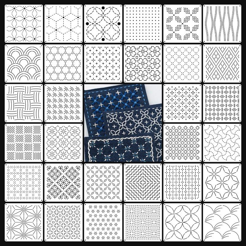 9/32 pièces Pochoirs de broder - Embroidery Motif avis et prix