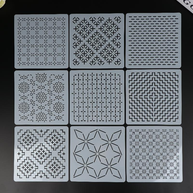 9/32 pièces Pochoirs de broder - Embroidery Motif avis et prix