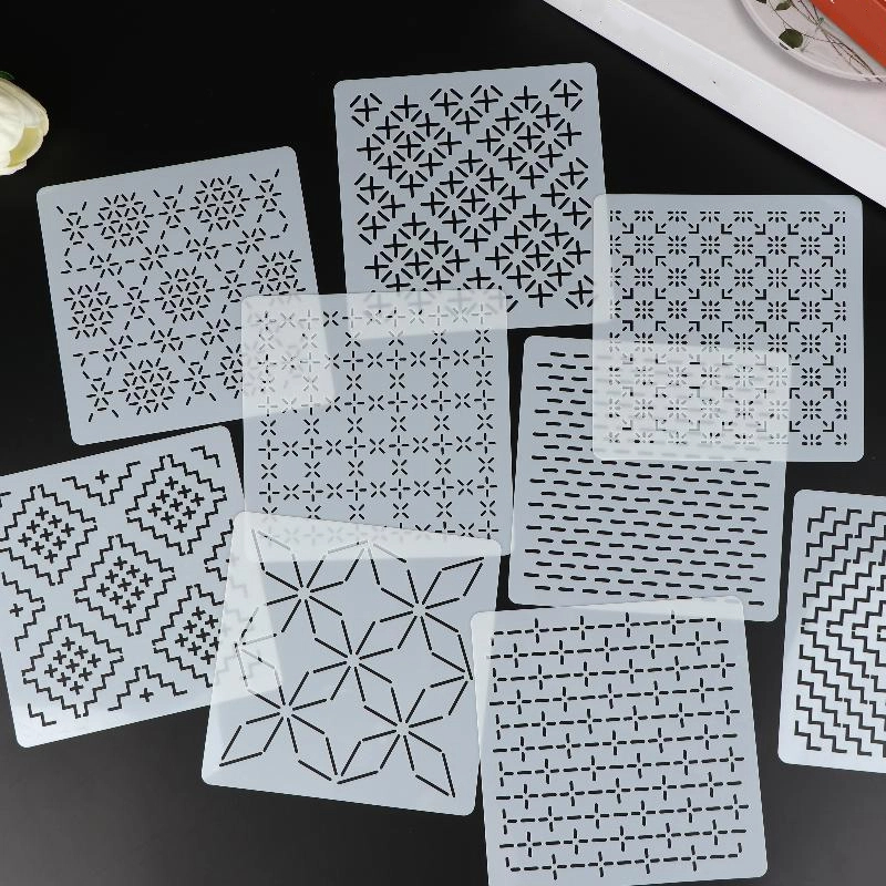 9/32 pièces Pochoirs de broder - Embroidery Motif avis et prix