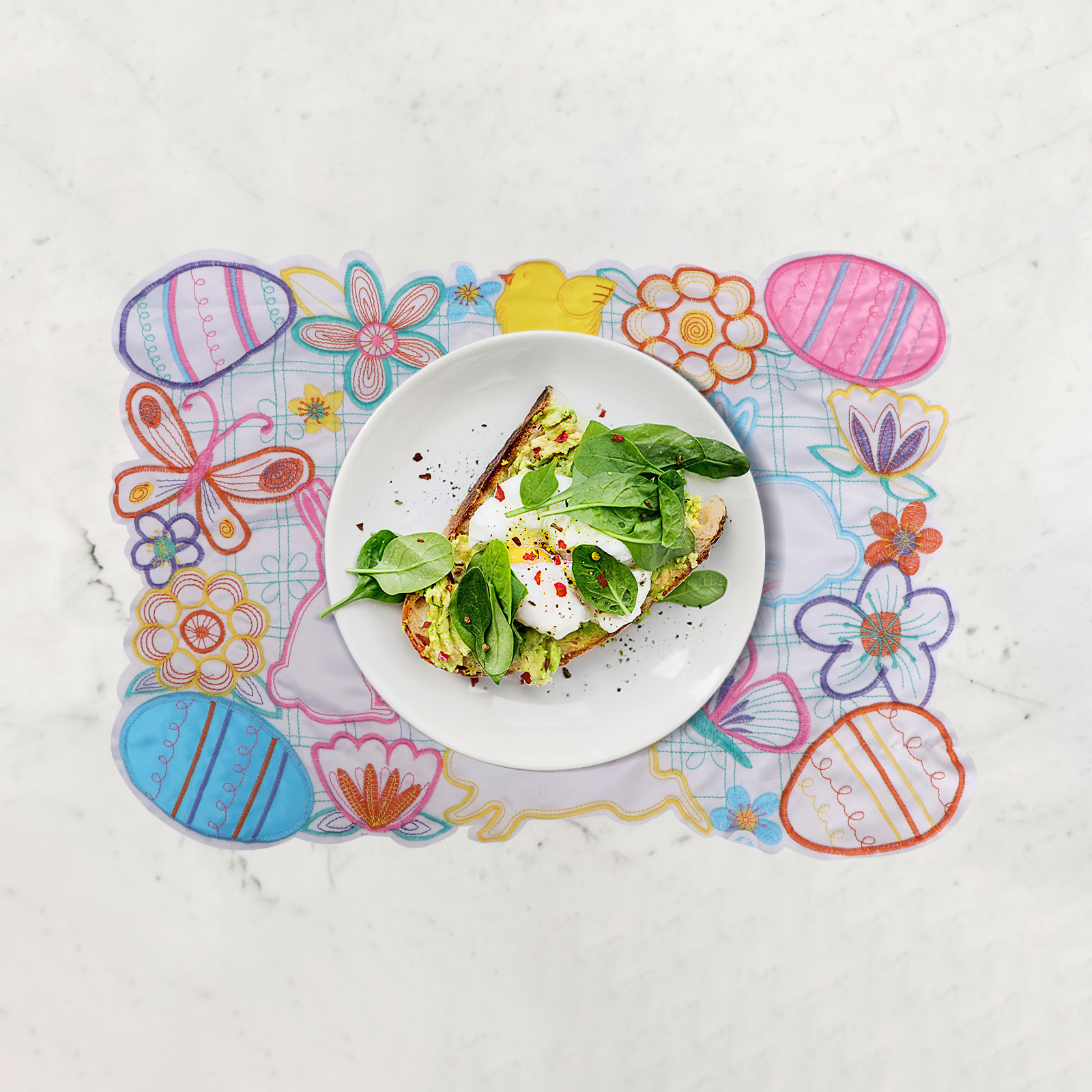 1 pièce Set de table Lapin et  - Embroidery Egg avis et prix