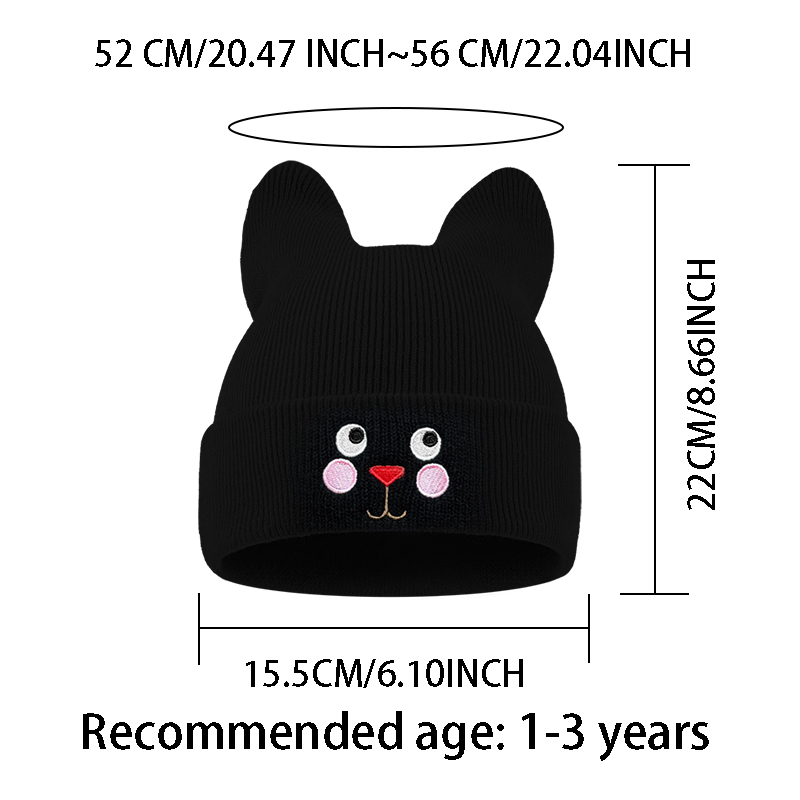 Bonnet doux pour enfants avec  - Embroidery Letter avis et prix